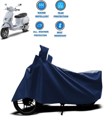 CODOKI Two Wheeler Cover for Piaggio(Vespa SXL, Blue)