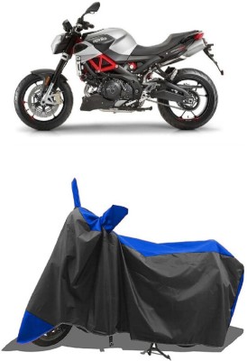 SUGASHRI Waterproof Two Wheeler Cover for Aprilia(Shiver 900, Blue, Black)