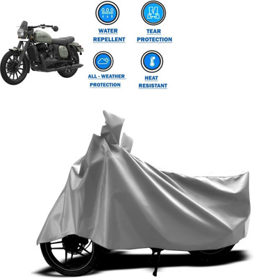 PAGORA Waterproof Two Wheeler Cover for JAWA(Jawa, Silver)