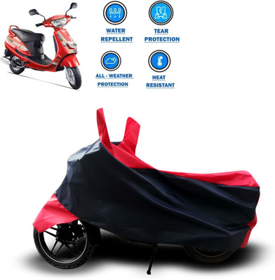 CODOKI Two Wheeler Cover for Mahindra(Duro 125, Red)