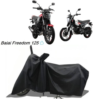 SK AUTO Waterproof Two Wheeler Cover for Bajaj(Black)