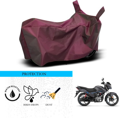 ANTHUB Waterproof Two Wheeler Cover for Hero(Glamour i3s, Maroon)