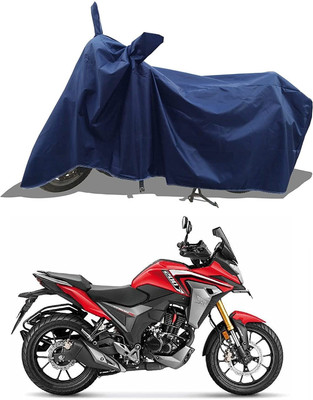 SK AUTO Two Wheeler Cover for Honda(CBR 250R, Blue)