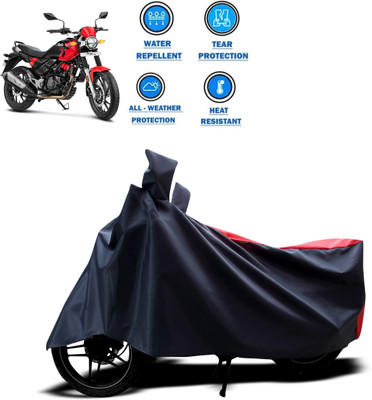 GOSHIV-car and bike accessories Two Wheeler Cover for Hero(Red)
