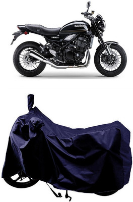 SUGASHRI Waterproof Two Wheeler Cover for Kawasaki(Z900RS BS6, Blue)