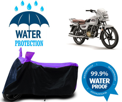 Mdstar Waterproof Two Wheeler Cover for TVS(Radeon, Multicolor)