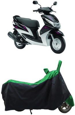 Coxtor Waterproof Two Wheeler Cover for Yamaha(Ray, Green)
