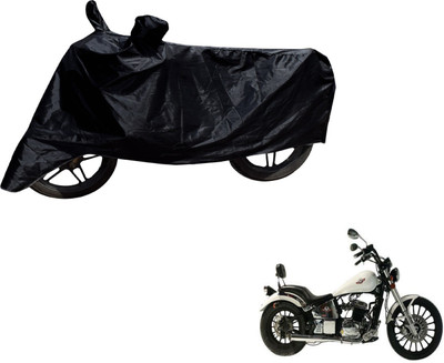 Mdstar Two Wheeler Cover for FAB Regal Raptor(Daytona 350, Black)