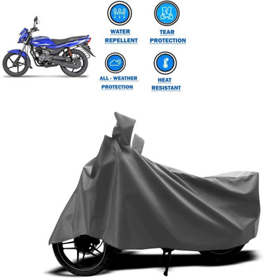 PAGORA Two Wheeler Cover for Bajaj(Platina 125, Grey)