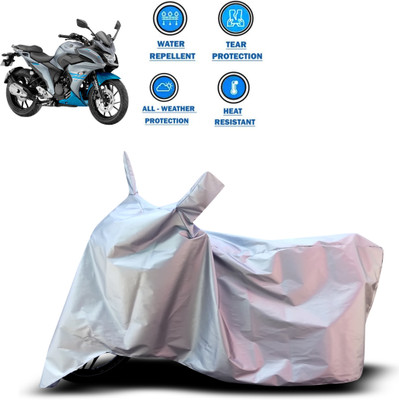 PAGORA Two Wheeler Cover for Yamaha(Fazer 25, Silver)