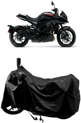 SUGASHRI Waterproof Two Wheeler Cover for Suzuki(Katana, Black)