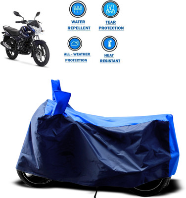 CODOKI Two Wheeler Cover for Bajaj(Discover 150 s, Blue)