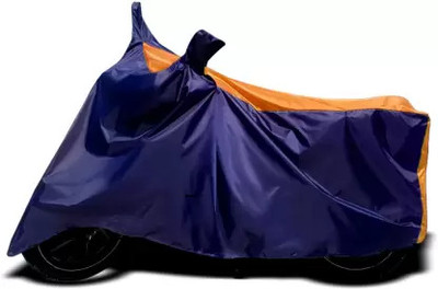 Love Me Two Wheeler Cover for Mahindra(MOJO XT 300, Orange, Blue)