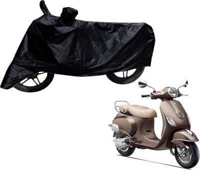 SK AUTO Waterproof Two Wheeler Cover for Universal For Bike(Piaggio Vespa, Black)