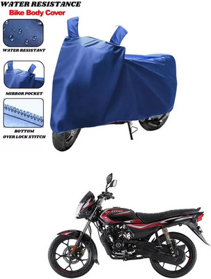 RONISH Waterproof Two Wheeler Cover for Bajaj(Platina 110 H-Gear, Blue)