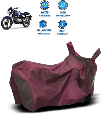 CODOKI Waterproof Two Wheeler Cover for Bajaj(V12, Maroon)