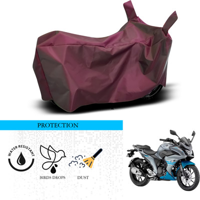 ANTHUB Waterproof Two Wheeler Cover for Yamaha(Fazer-250, Maroon)