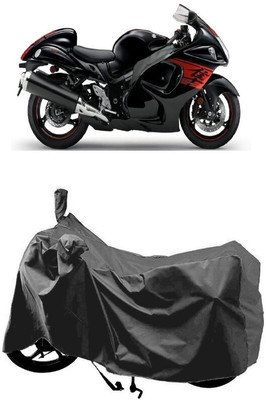 SUGASHRI Waterproof Two Wheeler Cover for Suzuki(GSX R1300 Hayabusa, Grey)