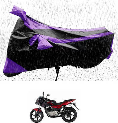RONISH Waterproof Two Wheeler Cover for Bajaj(Pulsar 180 DTS-i, Purple, Black)