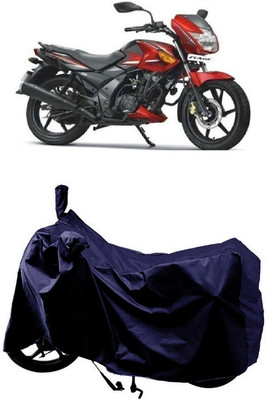 SUGASHRI Waterproof Two Wheeler Cover for TVS(Flame SR125, Blue)