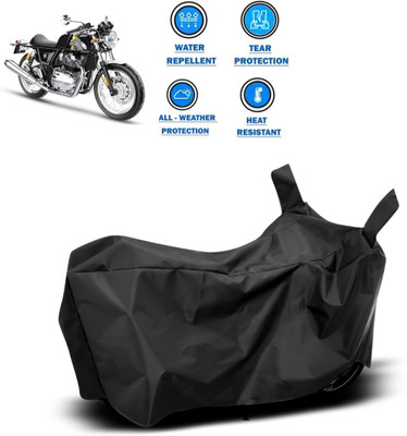 CODOKI Two Wheeler Cover for Royal Enfield(Continental GT 650, Black)