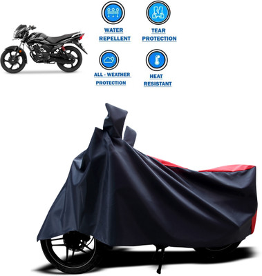 PAGORA Two Wheeler Cover for TVS(Victor New, Red)