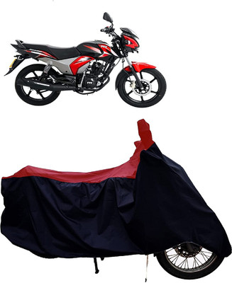 SK AUTO Two Wheeler Cover for TVS(Red, Black)