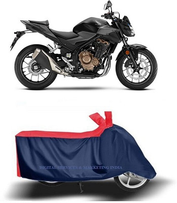 DSAMI Two Wheeler Cover for Honda(CB500F, Blue)