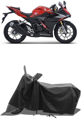 SUGASHRI Waterproof Two Wheeler Cover for Honda(CBR 150R, Grey, Black)