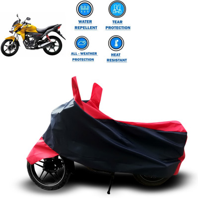 PAGORA Two Wheeler Cover for Honda(CB Twister, Red)