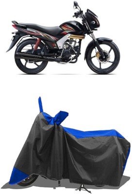 SUGASHRI Waterproof Two Wheeler Cover for Mahindra(Centuro, Blue, Black)