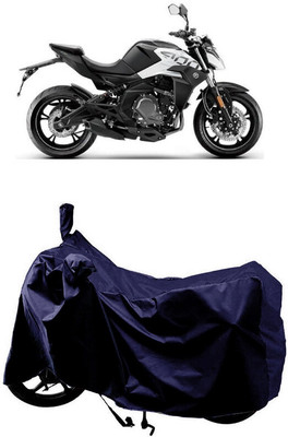 SUGASHRI Waterproof Two Wheeler Cover for CFMoto(400NK BS6, Blue)