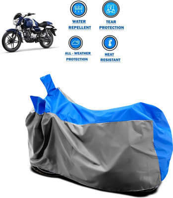 CODOKI Two Wheeler Cover for Bajaj(V12, Grey)