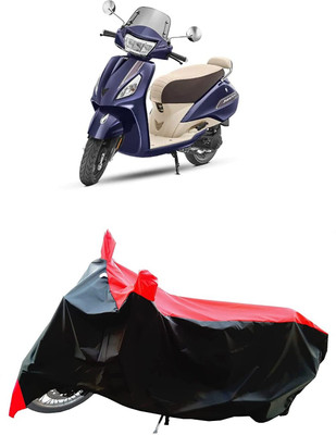 SK AUTO Two Wheeler Cover for TVS(Jupiter classic, Red)