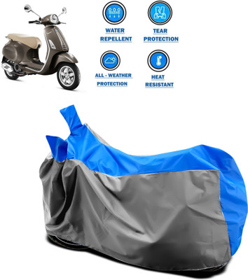 CODOKI Two Wheeler Cover for Piaggio(Vespa VXL, Grey)