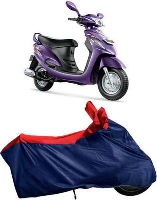 SK AUTO Waterproof Two Wheeler Cover for Mahindra(Rodeo RZ, Blue, Red)