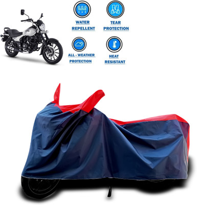 GOSHIV-car and bike accessories Two Wheeler Cover for Bajaj(Avenger 220 Street, Red)