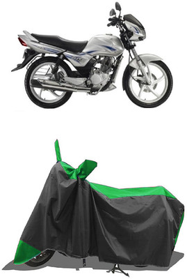 SUGASHRI Waterproof Two Wheeler Cover for Suzuki(Zeus, Green, Black)