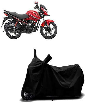 SK AUTO Two Wheeler Cover for Hero(Glamour i3s BS6, Black)