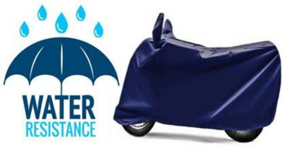Mdstar Waterproof Two Wheeler Cover for Bajaj(Discover 110, Blue)