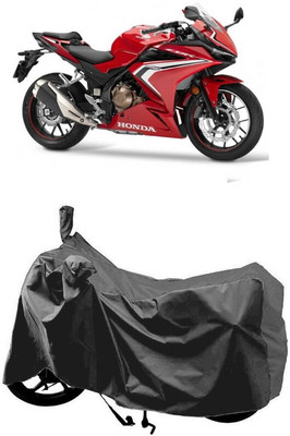 SUGASHRI Waterproof Two Wheeler Cover for Honda(CBR500R BS6, Grey)