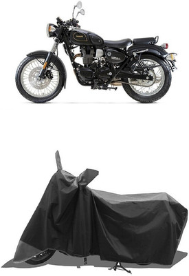 SUGASHRI Waterproof Two Wheeler Cover for Benelli(Imperiale 400, Grey, Black)
