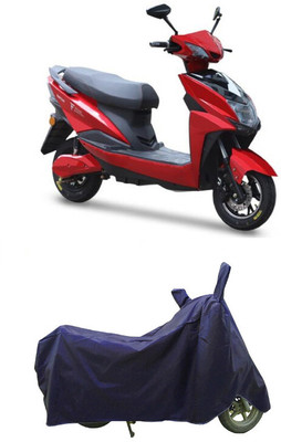 Coxtor Waterproof Two Wheeler Cover for Techo Electra(Raptor BS6, Blue)