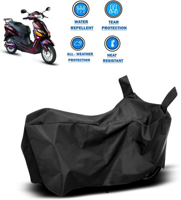 CODOKI Two Wheeler Cover for Hero(Electric Optima Plus, Black)