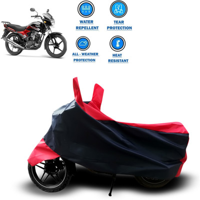 GOSHIV-car and bike accessories Two Wheeler Cover for Yamaha(YBR 110, Red)