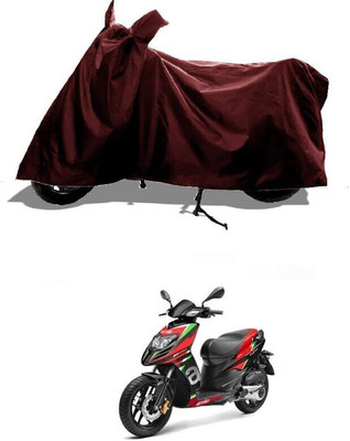 SK AUTO Two Wheeler Cover for Aprilia(SR 160, Maroon)
