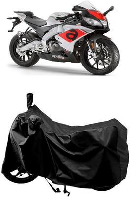 SUGASHRI Waterproof Two Wheeler Cover for Aprilia(SR 150, Black)
