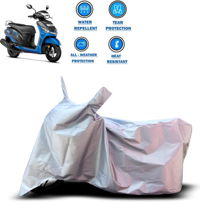CODOKI Two Wheeler Cover for Yamaha(Alpha, Silver)
