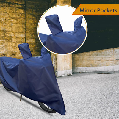 sowelar Waterproof Two Wheeler Cover for Bajaj(Pulsar NS 200, Blue)