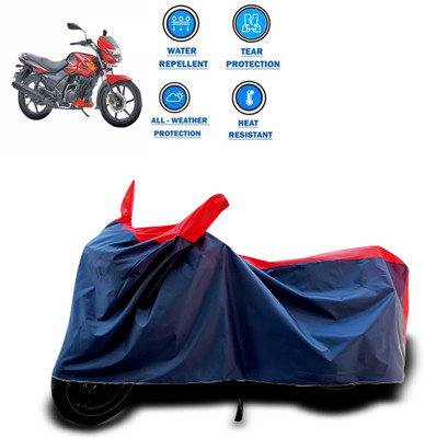 CODOKI Two Wheeler Cover for TVS(Flame DS 125, Red, Blue)